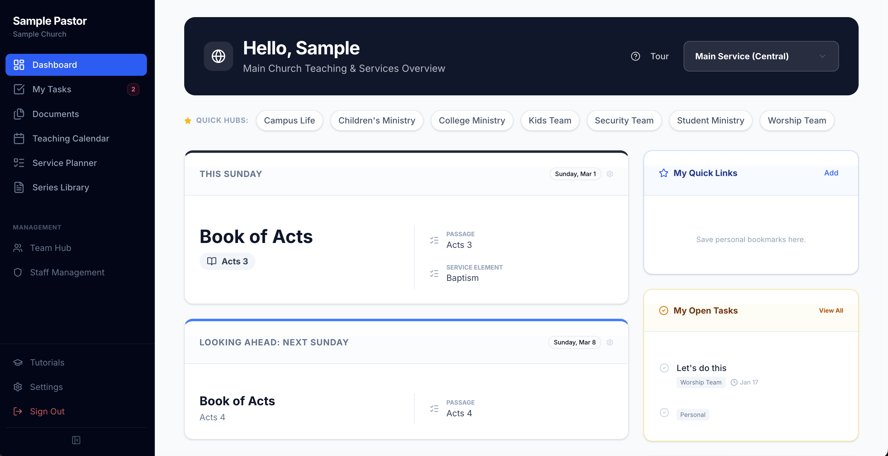 Jethro Executive Dashboard